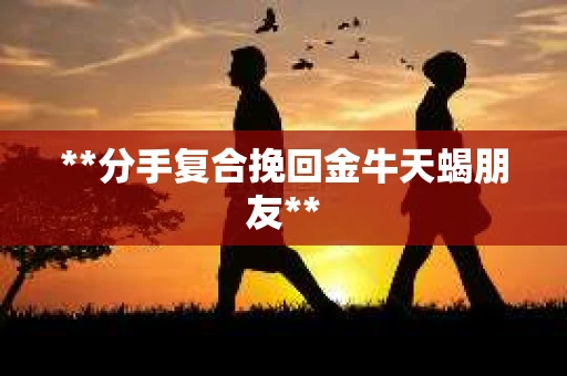 **分手复合挽回金牛天蝎朋友**