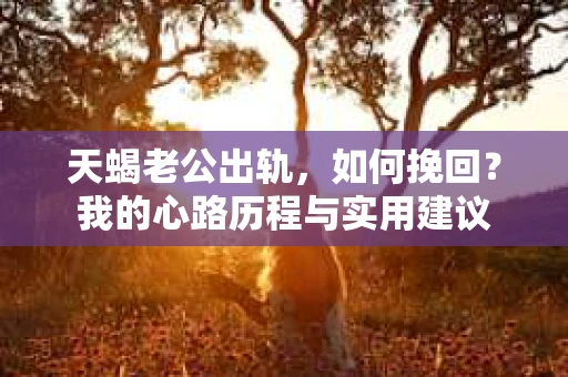 天蝎老公出轨，如何挽回？我的心路历程与实用建议