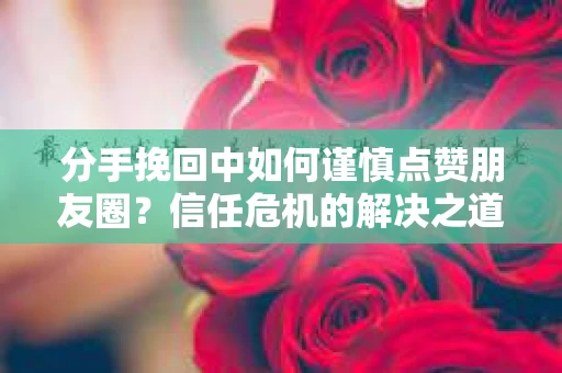 分手挽回中如何谨慎点赞朋友圈?信任危机的解决之道 分手挽回中如何谨慎点赞朋友圈?信任危机的解决之道