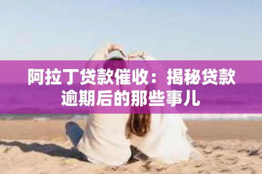 阿拉丁贷款催收：揭秘贷款逾期后的那些事儿