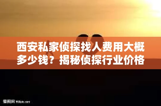 西安私家侦探找人费用大概多少钱？揭秘侦探行业价格之谜