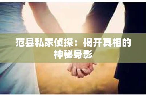 范县私家侦探：揭开真相的神秘身影