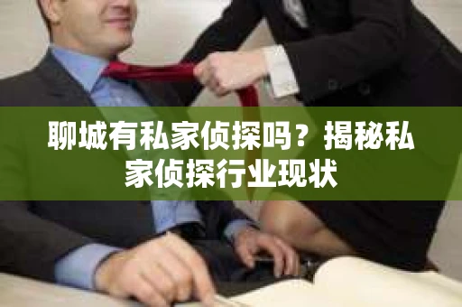 聊城有私家侦探吗？揭秘私家侦探行业现状
