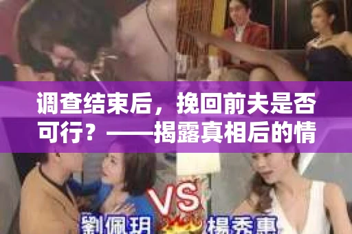 调查结束后，挽回前夫是否可行？——揭露真相后的情感疗愈与人生决策