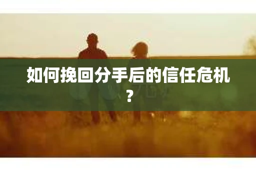 如何挽回分手后的信任危机？